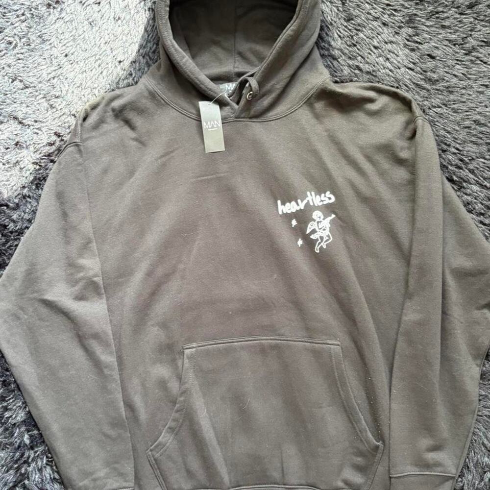 BoohooMAN Hoodie-Black